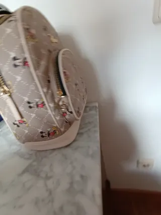 Mochila Disney Mickey Mouse Beige