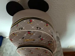 Mochila Disney Mickey Mouse Beige