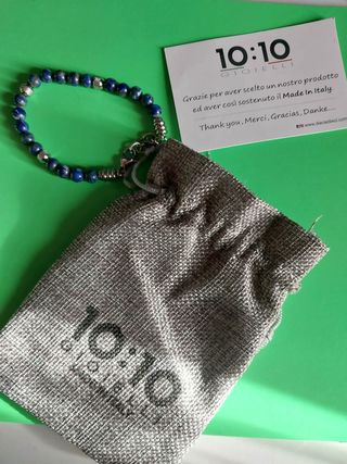 Bracciale 10:10 Gioielli lapislazzuli e acciaio
