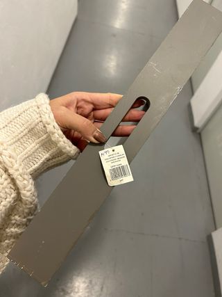 Bandeja decorativa gris