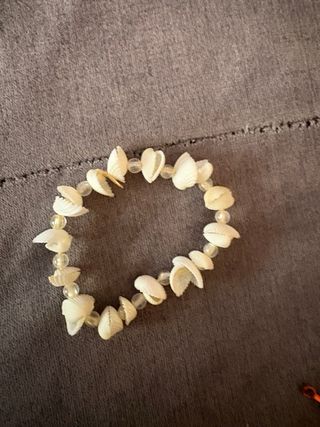 Pulsera mujer cuero marrón y dorado