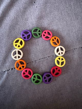 Pulsera mujer cuero marrón y dorado