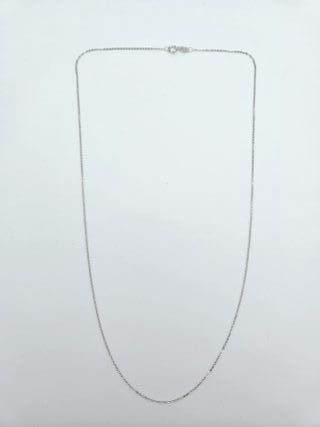 Cadena Oro Blanco 18K 0.8gr 42cm