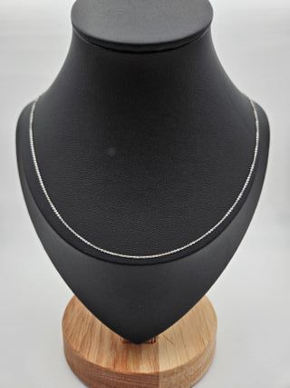 Cadena Oro Blanco 18K 0.8gr 42cm