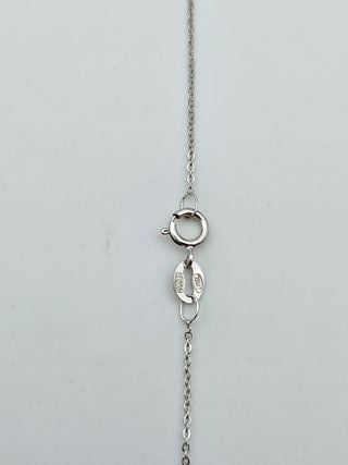 Cadena Oro Blanco 18K 0.8gr 42cm