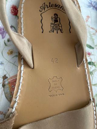 Sandalias Artesano Cuero Talla 42
