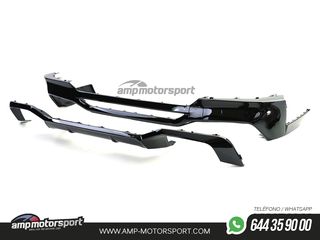 DIFUSOR TRASERO M PERFORMANCE BMW X4 G02 18-21 + COLAS DOBLES NEGRAS