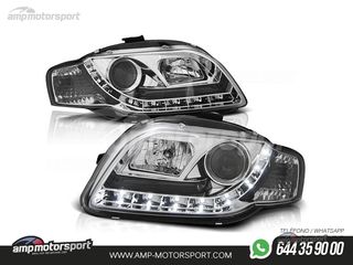FAROS DELANTEROS LUZ DIURNA LED PARA AUDI A4 B7