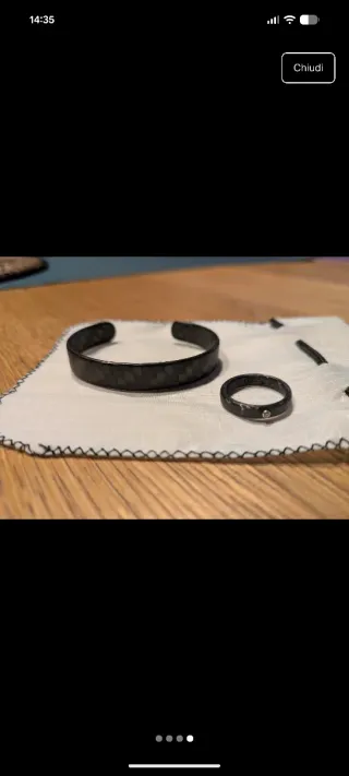 Anello Airam fedina Silk 0.4 Swarovski