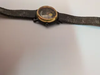 Orologio LUCH Quarzo Calendario Fasi Lunari vintag