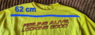 Felpa Zara donna gialla neon tg L