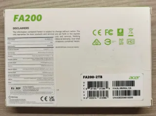 SSD Acer FA200 2TB PCIe Gen4 M.2