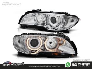 FAROS DELANTEROS OJOS DE ANGEL PARA BMW SERIE 3 E46 / COUPE / CABRIO
