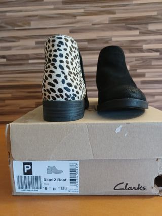 Botines Clarks Demi2 Beat Talla 39.5