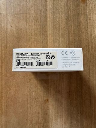 Kit Connessione Fotocamera iPad Apple MC531ZM/A