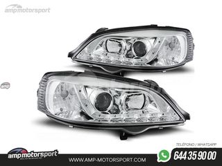 FAROS DELANTEROS LUZ DIURNA LED PARA OPEL ASTRA G