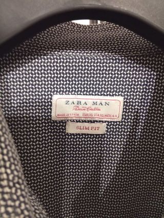 Camicia uomo Zara manica lunga