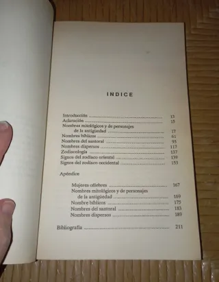 Libro: Los nombres del bebé