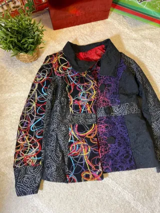 Blazer americana multicolor retro