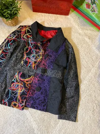 Blazer americana multicolor retro