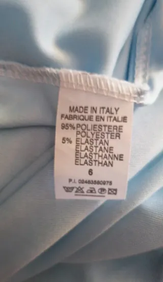 Abito cerimonia celeste