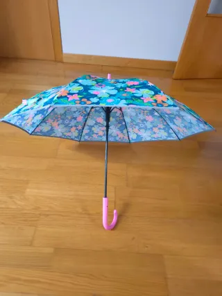 Paraguas infantil adolescente ,niña multicolor