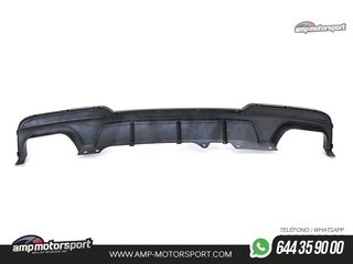 DIFUSOR TRASERO MATE BMW SERIE 5 F10/F11 + COLAS 550 NEGRAS