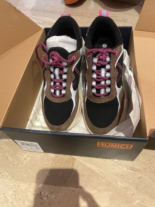 Bambas Munich Mujer Negras y Marrones