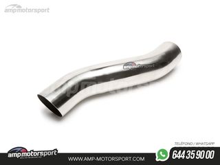 COLA DE ESCAPE REDONDA CURVADA 60MM