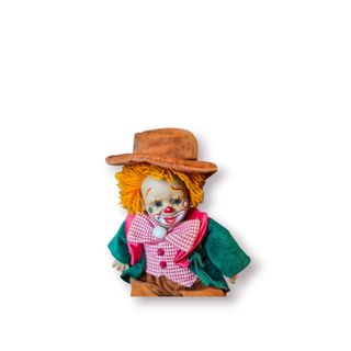 Boneco Palhaço Vintage Decorativo