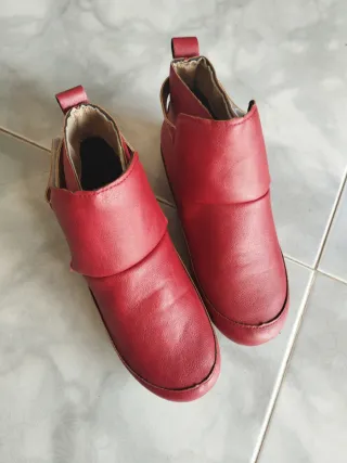 Botines rojos