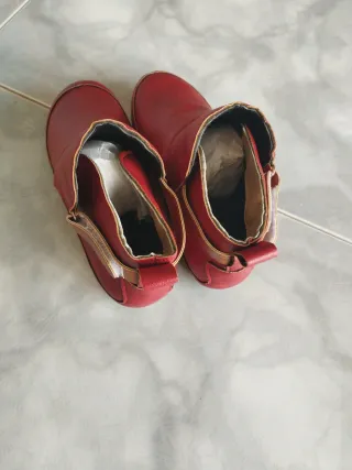 Botines rojos