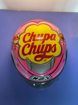 Casco Moto NZi Chupa Chups Rosa