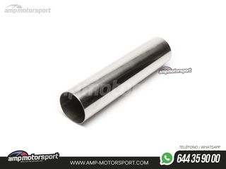 COLA DE ESCAPE REDONDA BORDE FINO 80MM