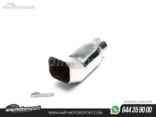 COLA DE ESCAPE CUADRADA DTM 76x71MM