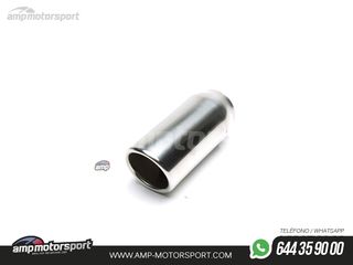 COLA DE ESCAPE REDONDA BORDE GRUESO 64MM