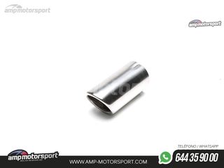 COLA DE ESCAPE REDONDA CORTE DIAGONAL 65MM