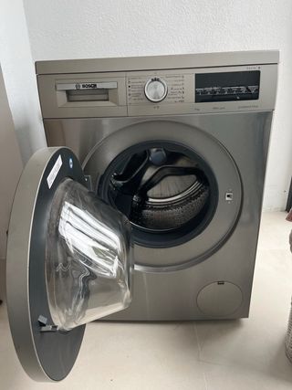 Lavadora Bosch Serie 6 Acero Libre Instalación