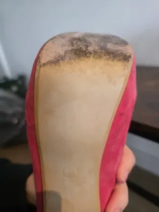 Zapatos de tacón rosa