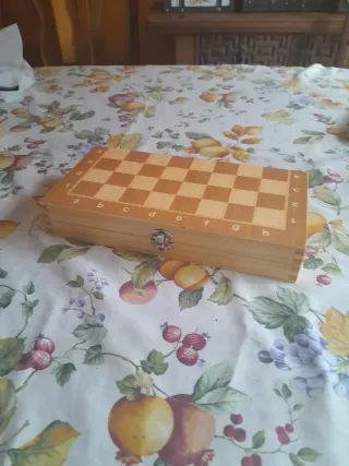 Ajedrez plegable de madera