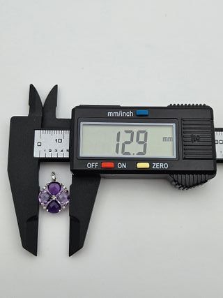 Colgante de Oro Blanco 18K, Redondo, 1.3gr, 2cm