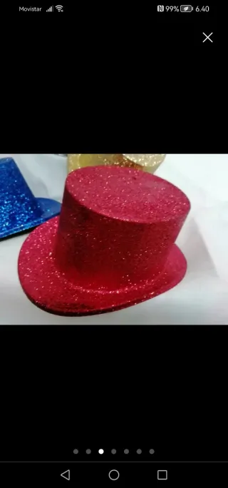 CARNAVAL, SOMBREROS PURPURINA