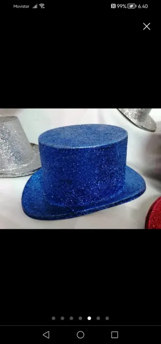 CARNAVAL, SOMBREROS PURPURINA