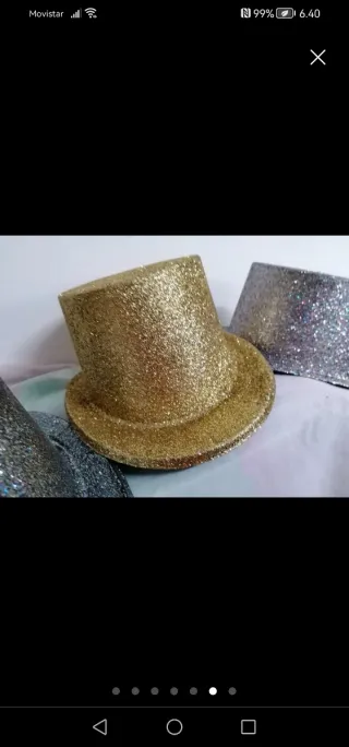 CARNAVAL, SOMBREROS PURPURINA