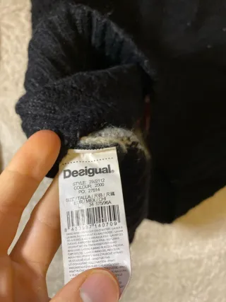 Vestido Desigual Negro Invierno Talla L