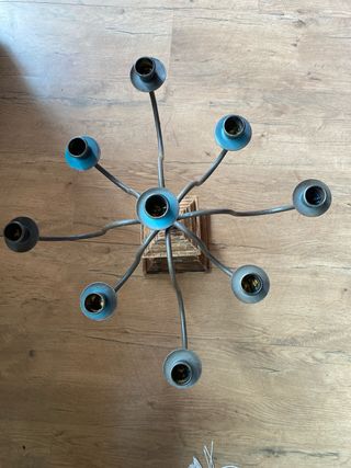 Candelabro estilo rústico 9 brazos