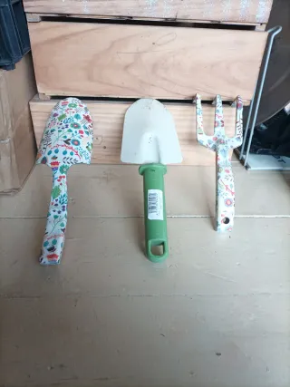 Set Herramientas Jardinería Flores