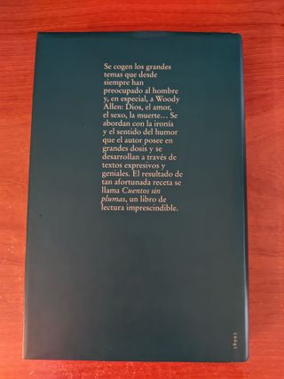 Cuentos sin plumas, de Woody Allen NUEVO