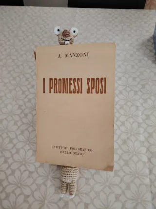 Segnalibro uncinetto I Promessi Sposi