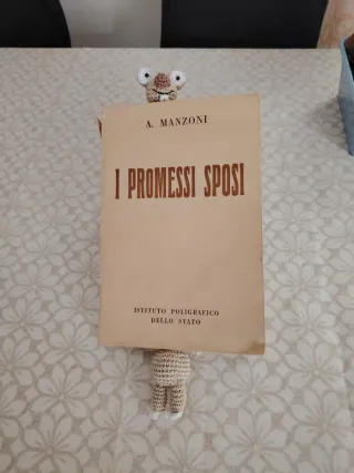 Segnalibro uncinetto I Promessi Sposi